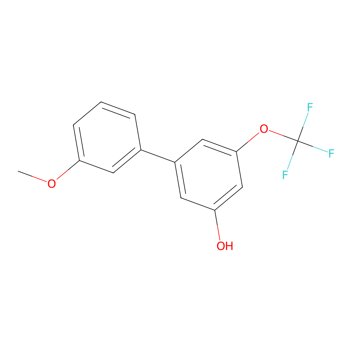 5-(3-Methoxyphenyl)-3-trifluoromethoxyphenol molecular structure, CAS 1261948-86-0
