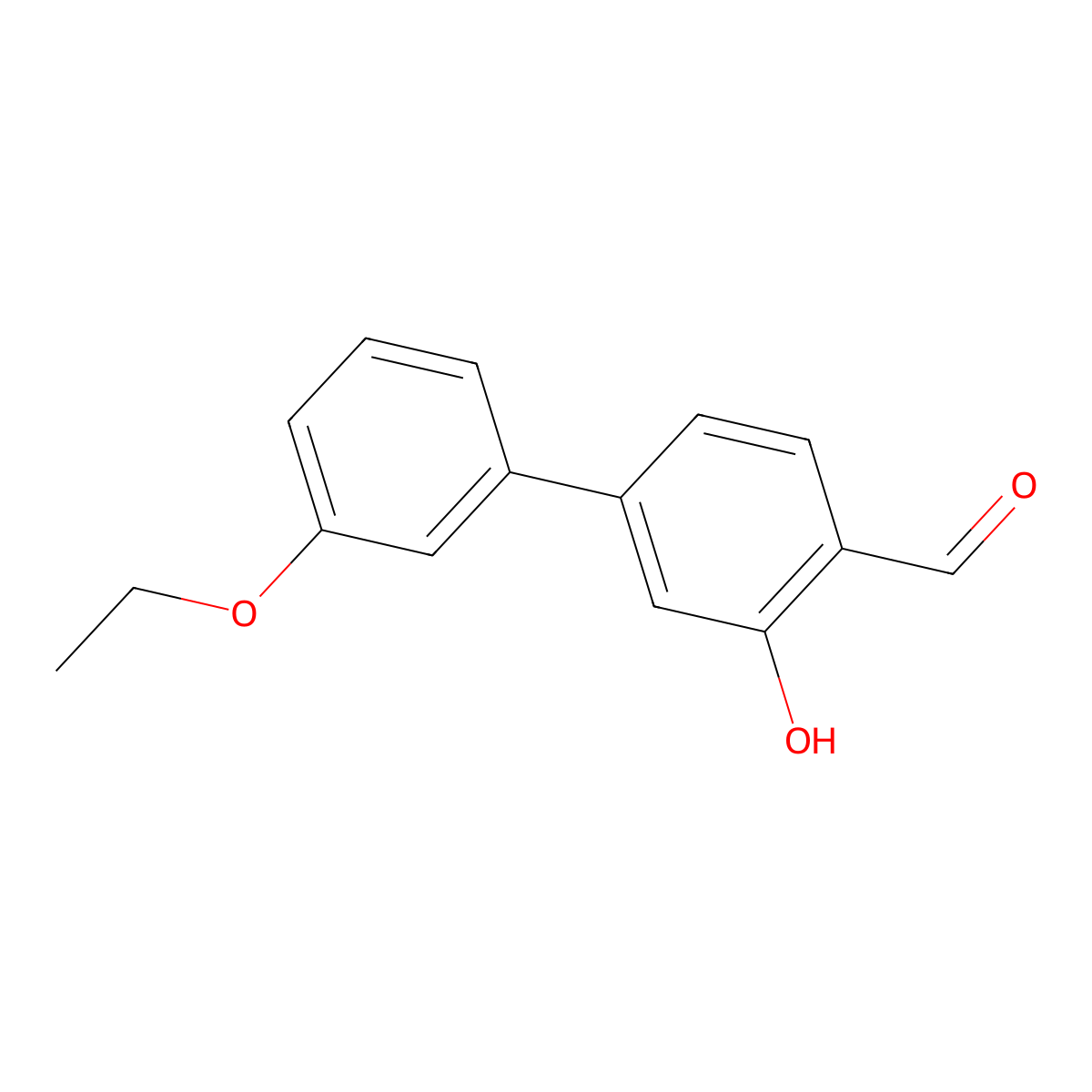 5-(3-Ethoxyphenyl)-2-formylphenol molecular structure, CAS 1261950-28-0