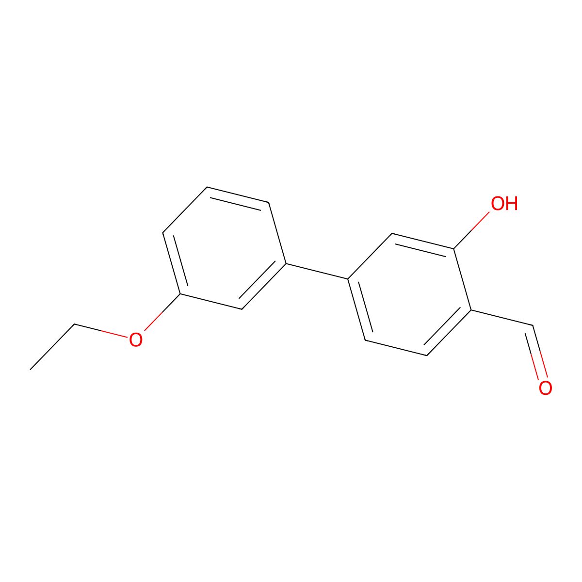 5-(3-Ethoxyphenyl)-2-formylphenol molecular structure, CAS 1261950-28-0