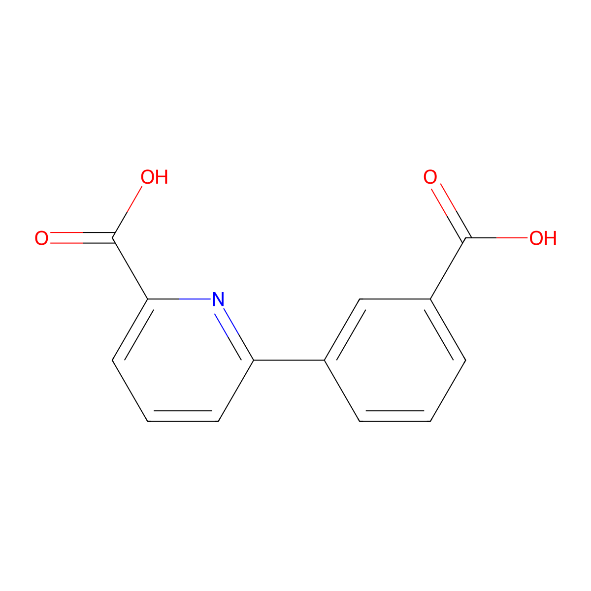 6-(3-Carboxyphenyl)picolinic acid molecular structure, CAS 1261950-97-3