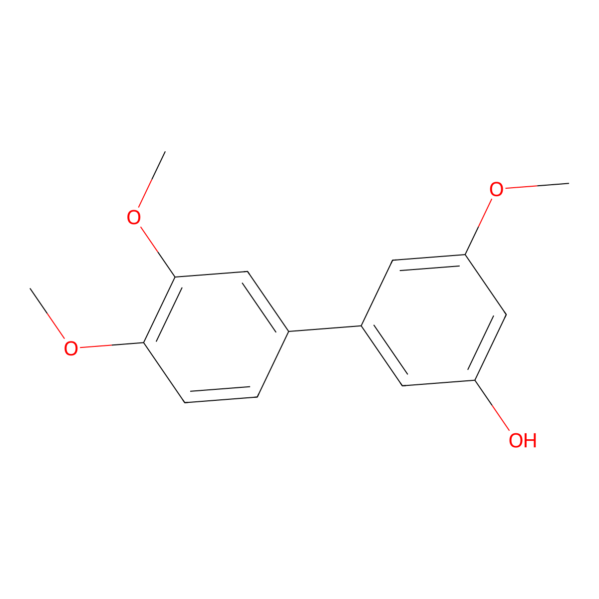 3',4',5-Trimethoxy[1,1'-biphenyl]-3-ol molecular structure, CAS 1261954-62-4