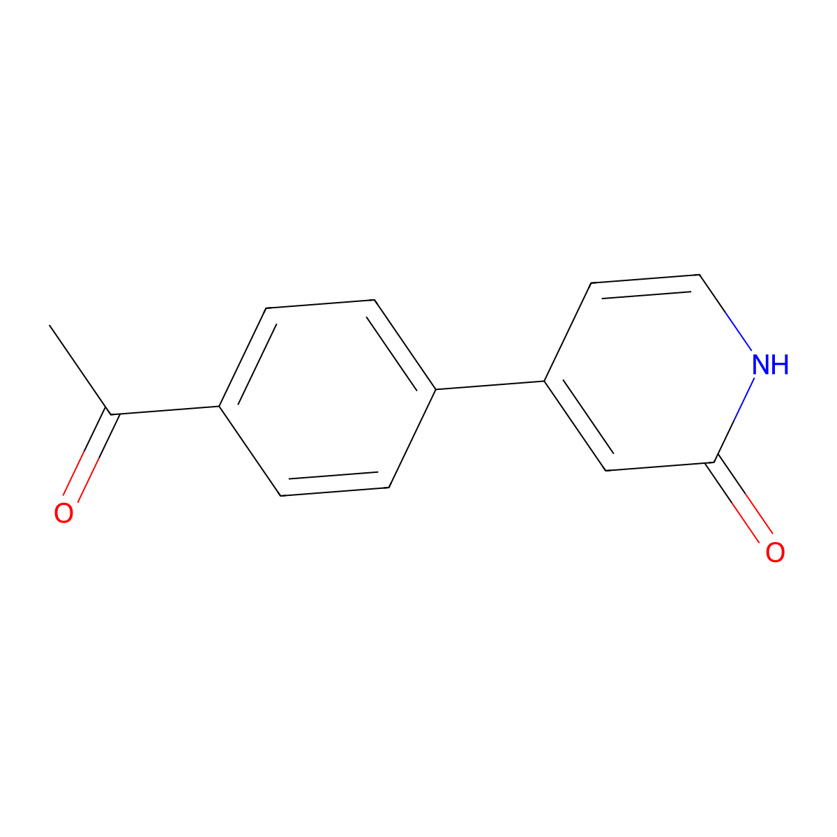 4-(4-Acetylphenyl)-2-hydroxypyridine molecular structure, CAS 1261957-00-9