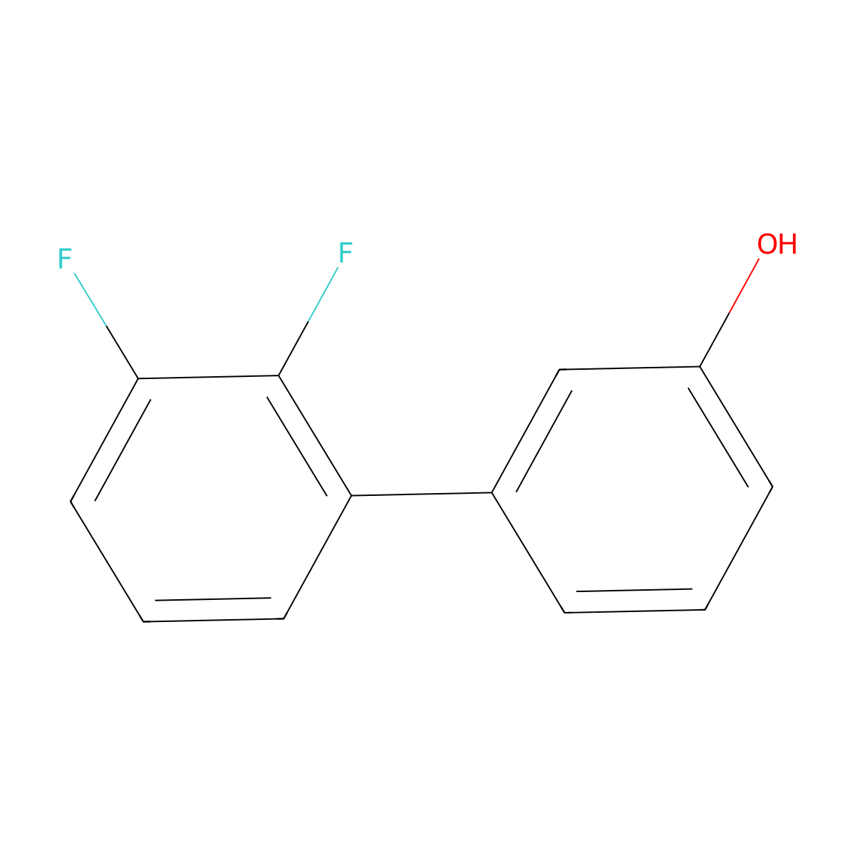 3-(2,3-Difluorophenyl)phenol molecular structure, CAS 1261957-50-9
