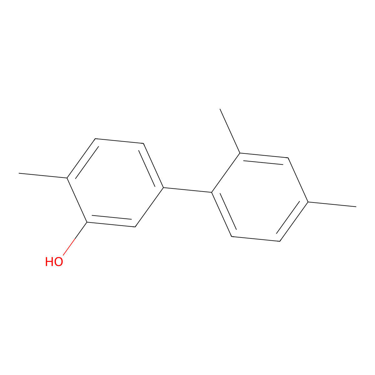 5-(2,4-Dimethylphenyl)-2-methylphenol molecular structure, CAS 1261958-49-9