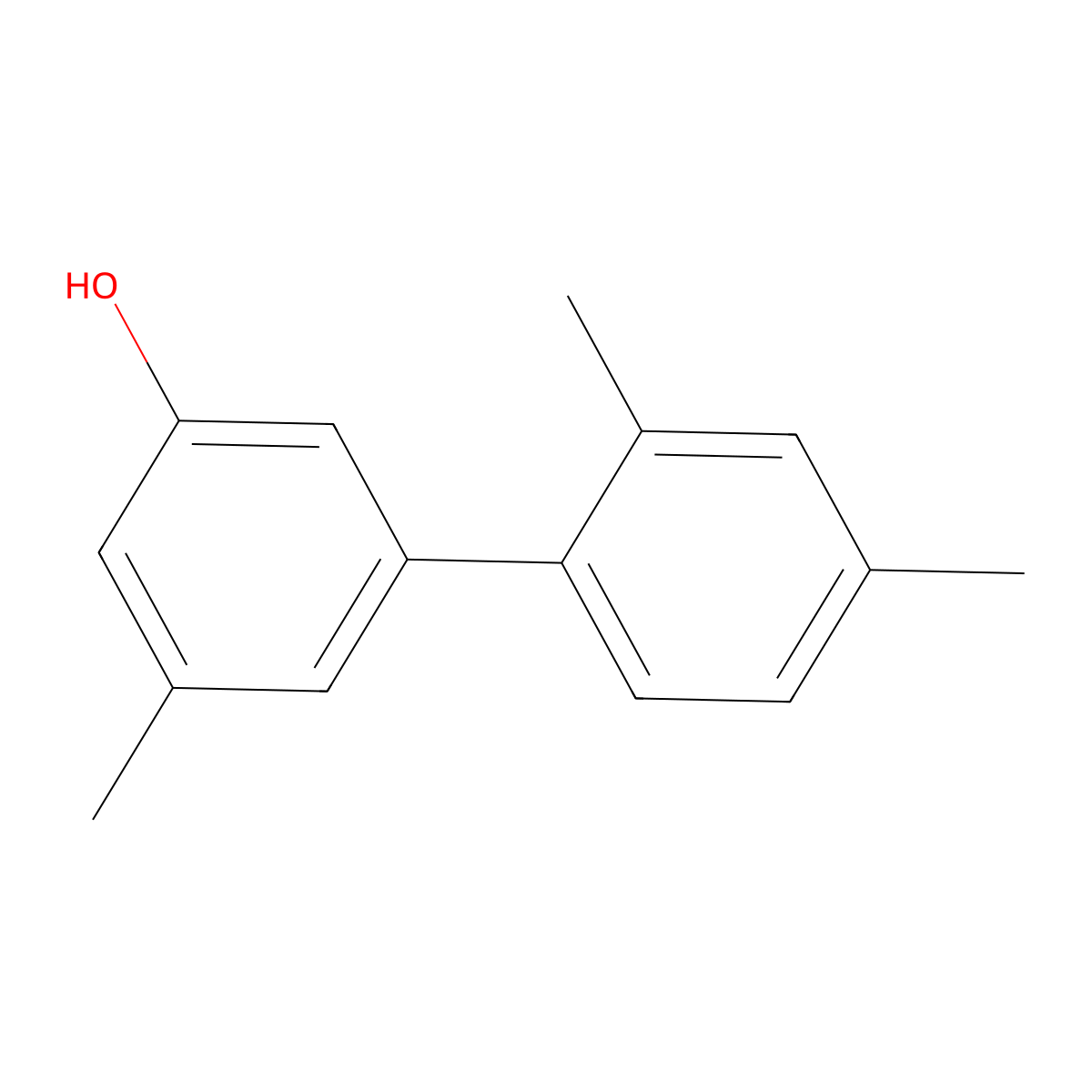 5-(2,4-Dimethylphenyl)-3-methylphenol molecular structure, CAS 1261958-67-1