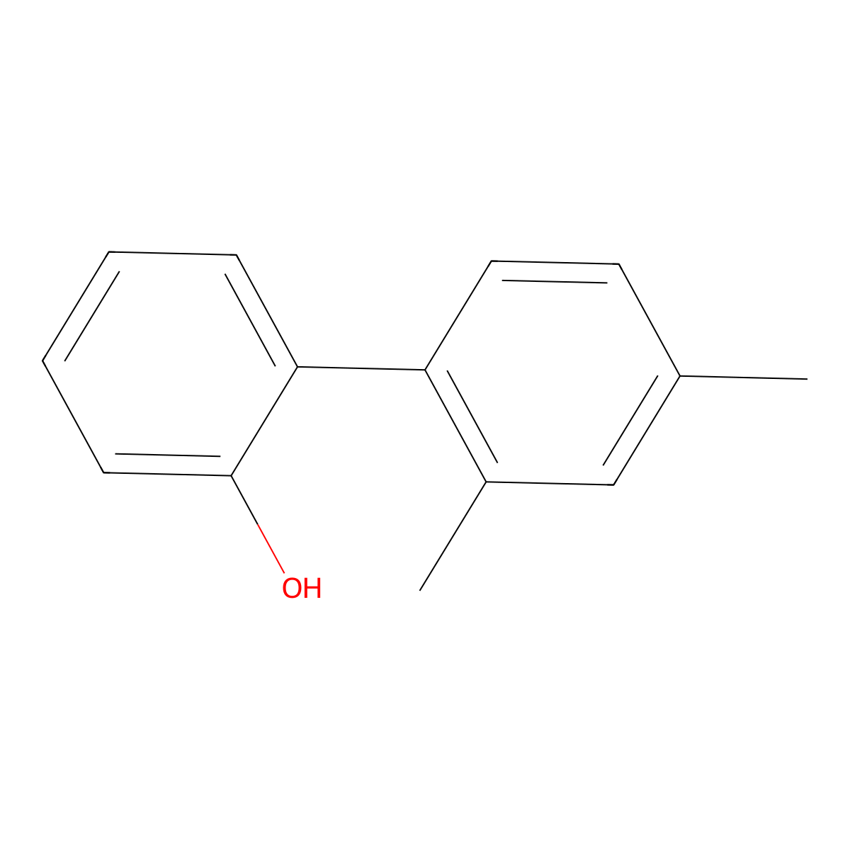 2-(2,4-Dimethylphenyl)phenol molecular structure, CAS 1261959-02-7