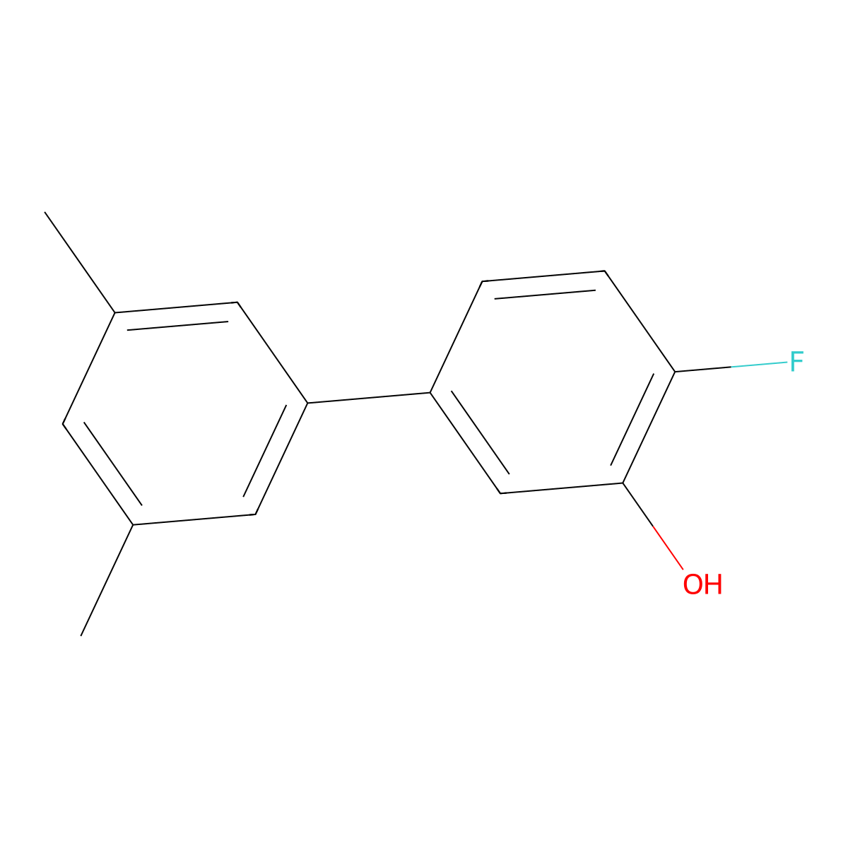 5-(3,5-Dimethylphenyl)-2-fluorophenol molecular structure, CAS 1261964-09-3