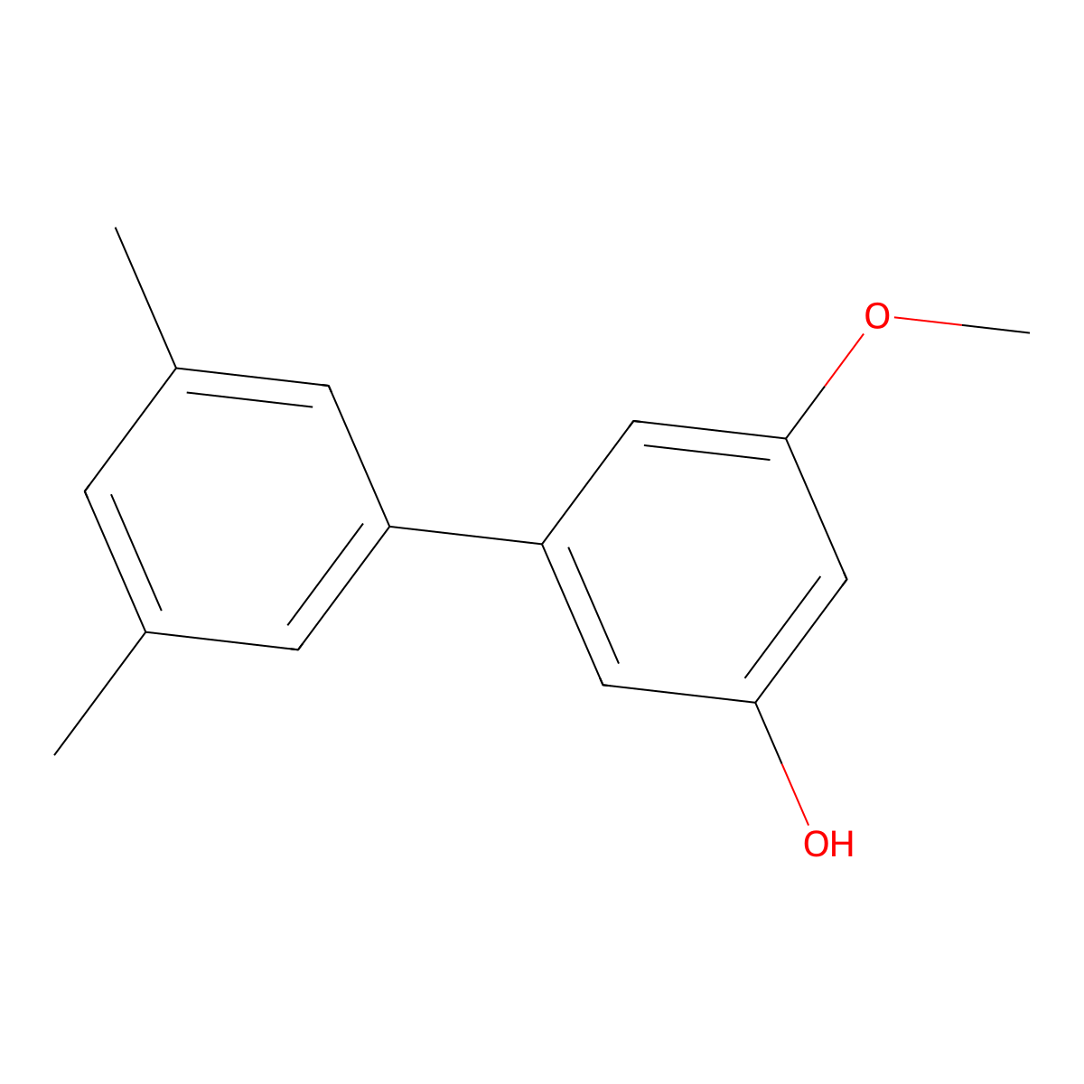 5-Methoxy-3',5'-dimethyl[1,1'-biphenyl]-3-ol molecular structure, CAS 1261967-50-3