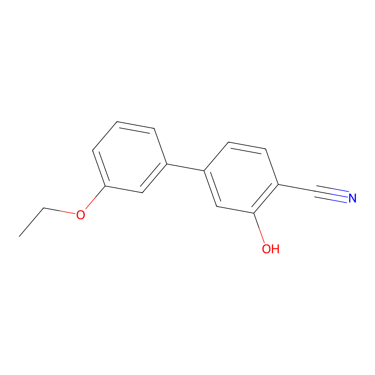 5-(3-Ethoxyphenyl)-2-cyanophenol molecular structure, CAS 1261967-96-7
