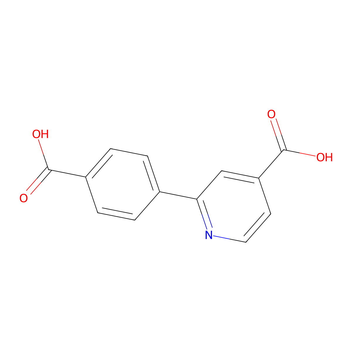 2-(4-Carboxyphenyl)isonicotinic acid molecular structure, CAS 1261968-66-4