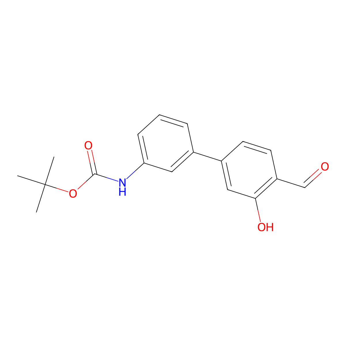5-(3-BOC-Aminophenyl)-2-formylphenol molecular structure, CAS 1261969-51-0