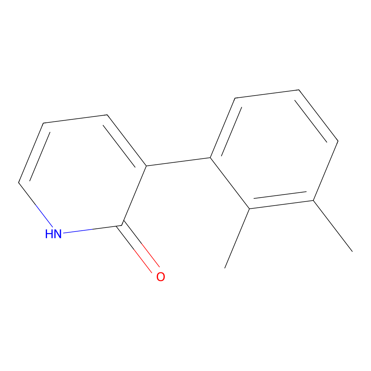 3-(2,3-Dimethylphenyl)pyridin-2(1H)-one molecular structure, CAS 1261971-16-7