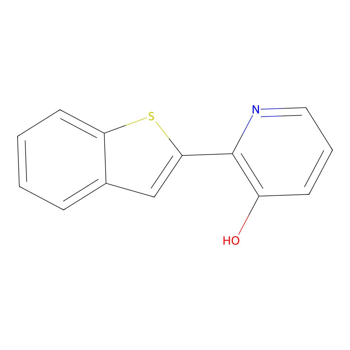 2-(Benzo[b]thiophen-2-yl)pyridin-3-ol molecular structure, CAS 1261973-39-0