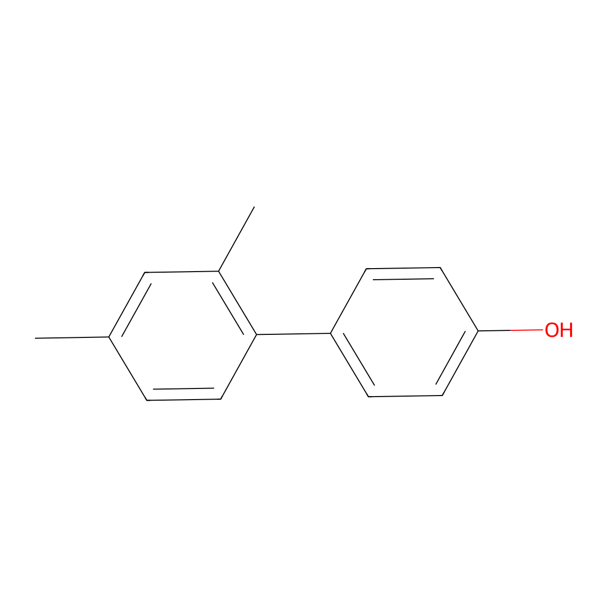 4-(2,4-Dimethylphenyl)phenol molecular structure, CAS 1261975-21-6