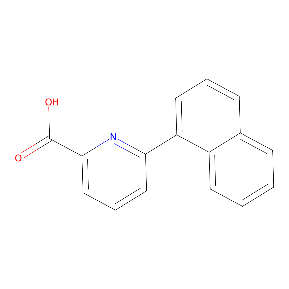 6-(Naphthalen-1-YL)picolinic acid molecular structure, CAS 1261980-03-3