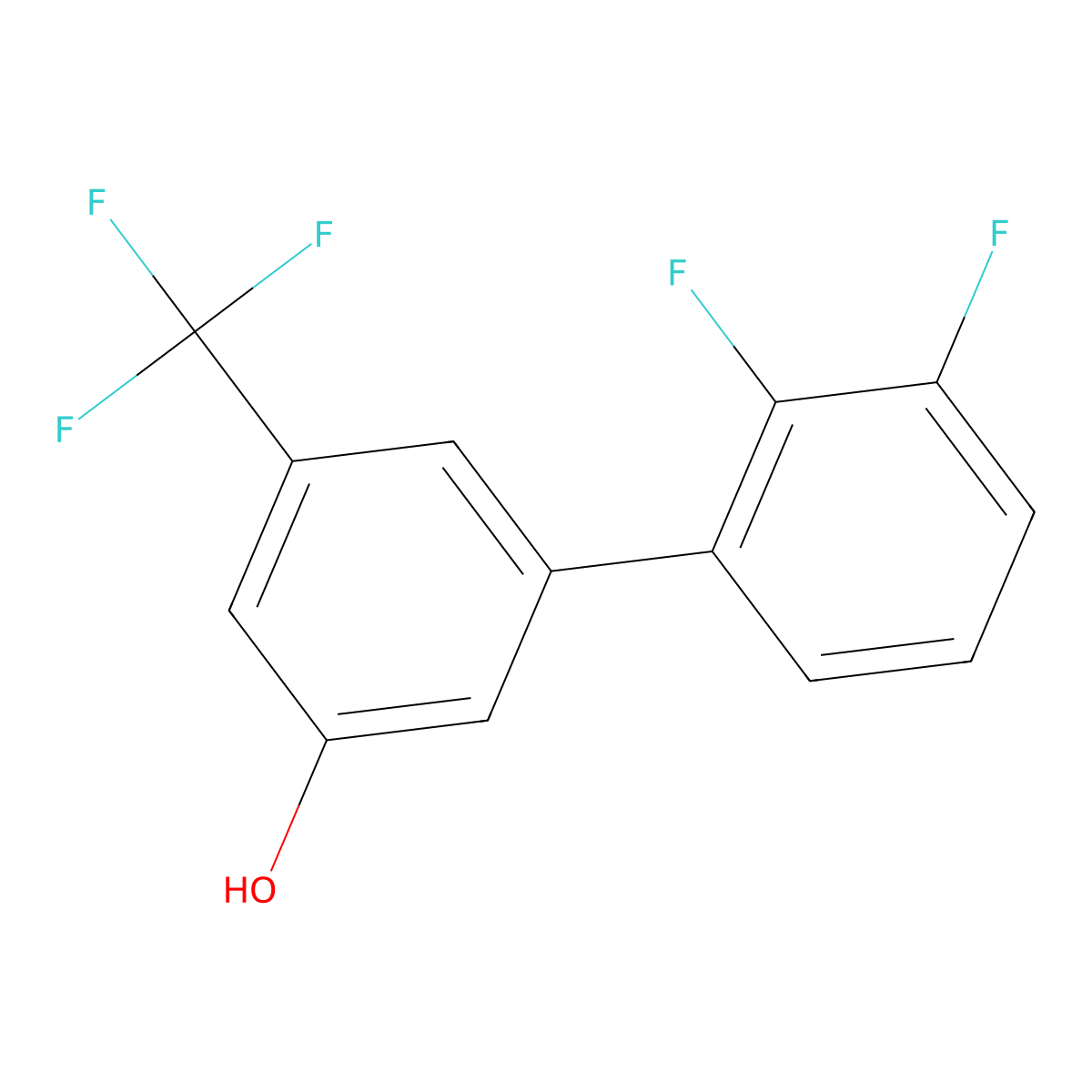 5-(2,3-Difluorophenyl)-3-trifluoromethylphenol molecular structure, CAS 1261984-20-6
