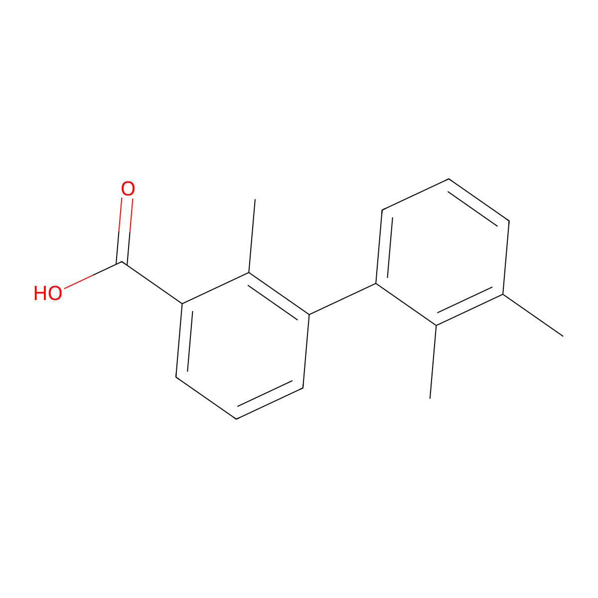 3-(2,3-Dimethylphenyl)-2-methylbenzoic acid molecular structure, CAS 1261985-02-7