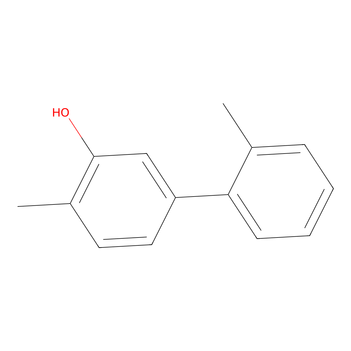 5-(2-Methylphenyl)-2-methylphenol molecular structure, CAS 1261985-38-9
