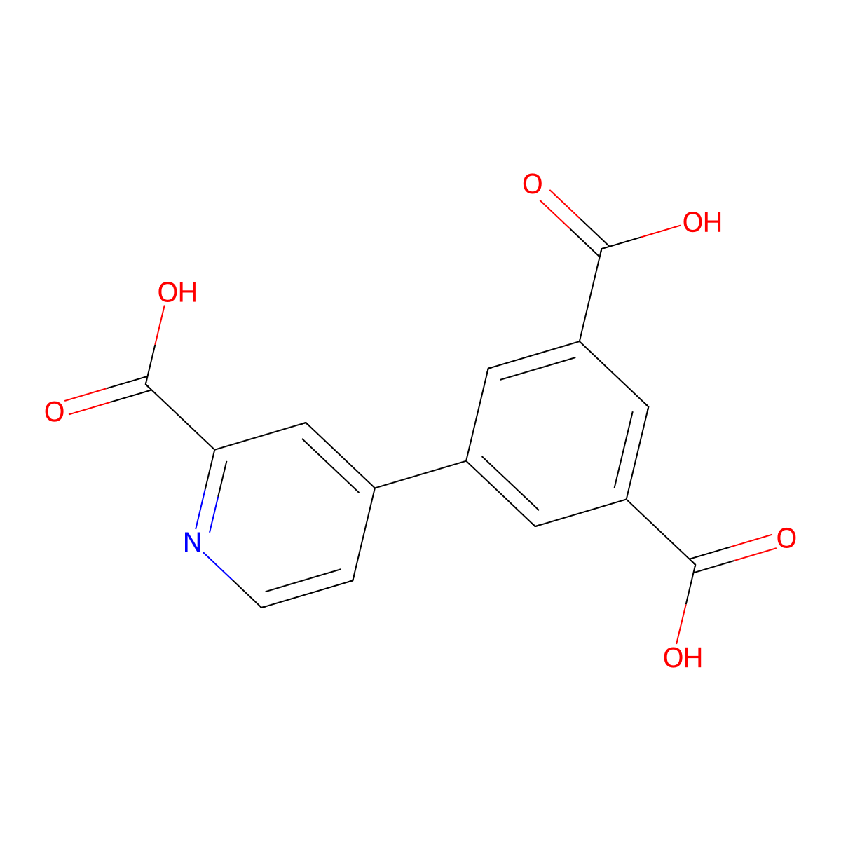 4-(3,5-Dicarboxyphenyl)picolinic acid molecular structure, CAS 1261988-25-3