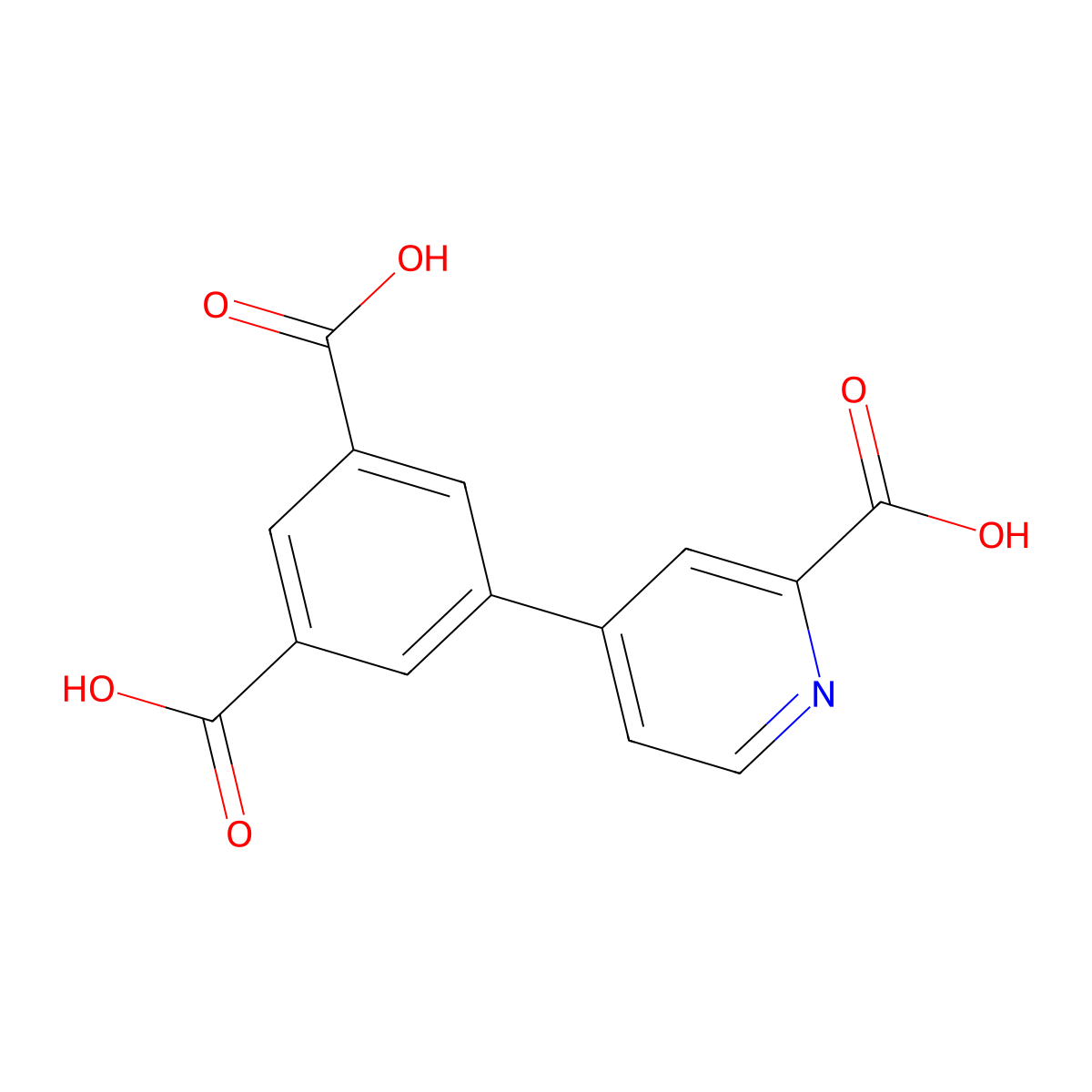 4-(3,5-Dicarboxyphenyl)picolinic acid molecular structure, CAS 1261988-25-3