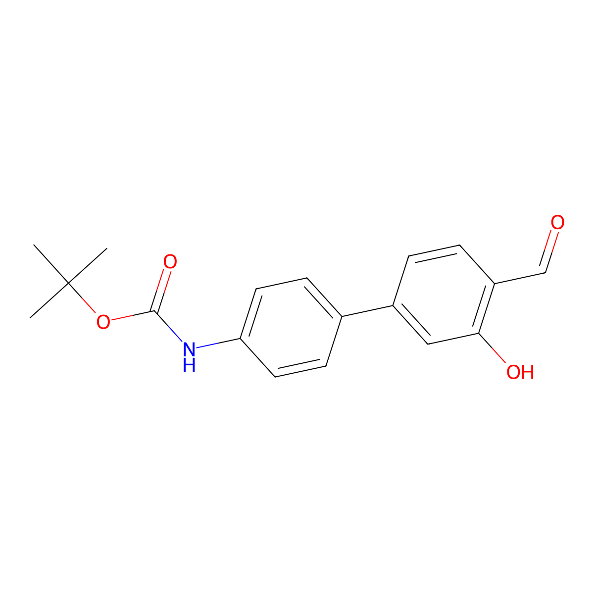 5-(4-BOC-Aminophenyl)-2-formylphenol molecular structure, CAS 1261988-56-0