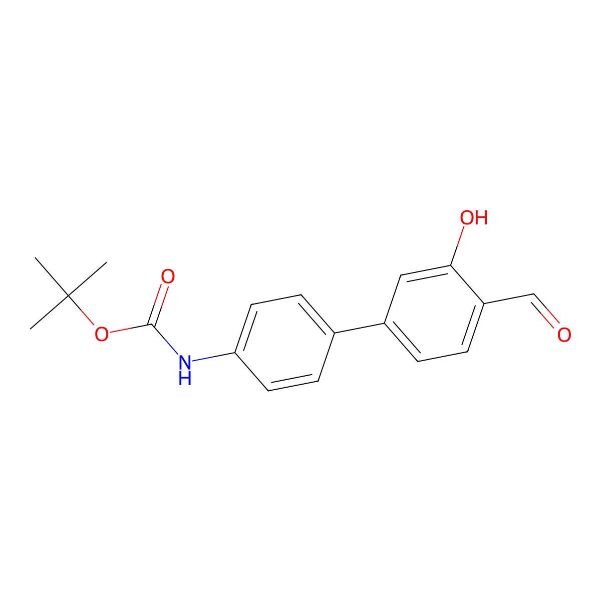 5-(4-BOC-Aminophenyl)-2-formylphenol molecular structure, CAS 1261988-56-0