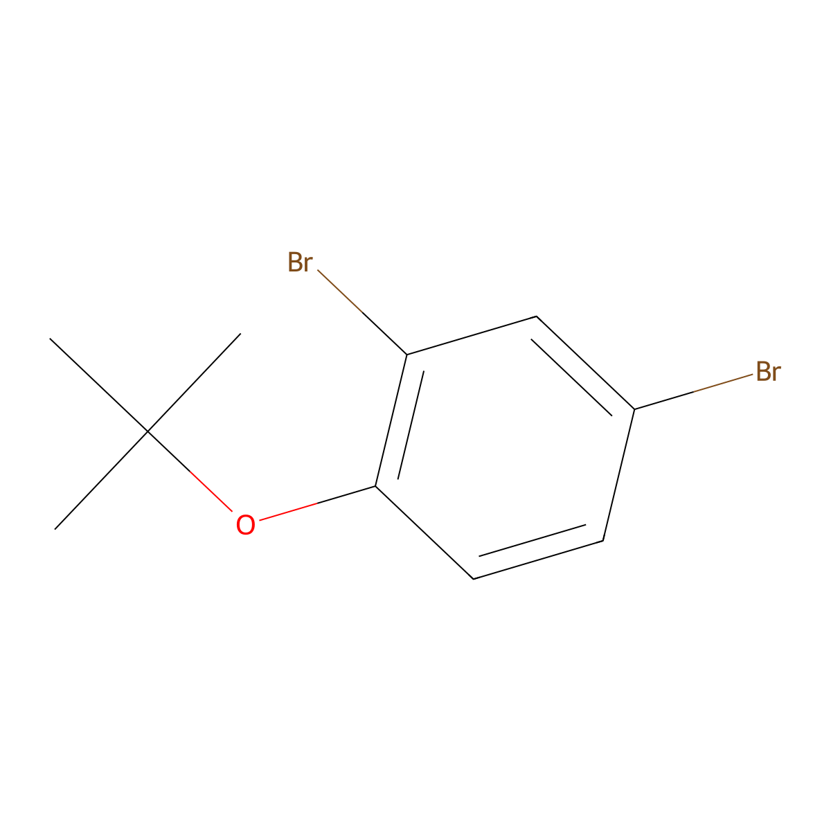 2,4-Dibromo-1-tert-butoxybenzene molecular structure, CAS 1261988-70-8