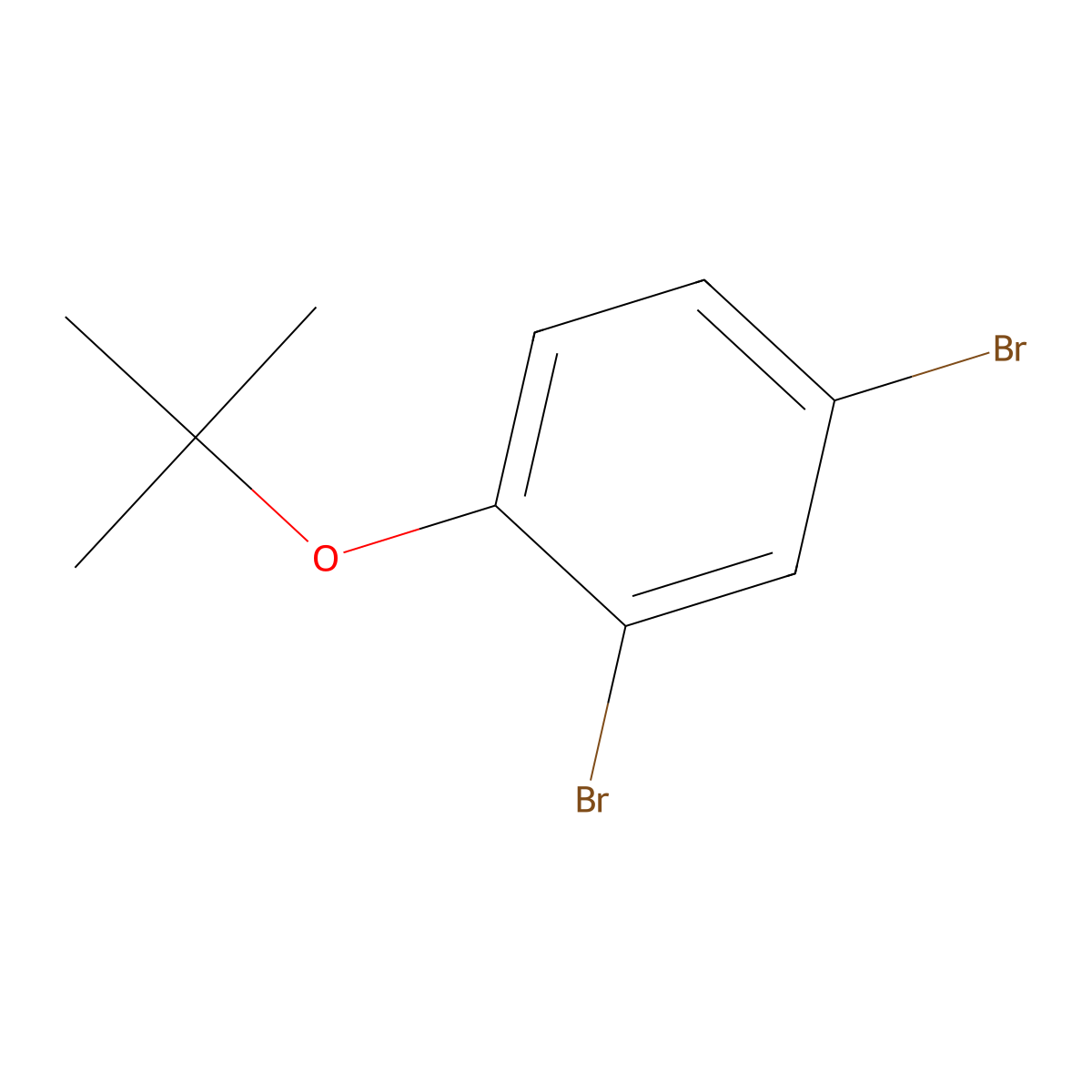 2,4-Dibromo-1-tert-butoxybenzene molecular structure, CAS 1261988-70-8