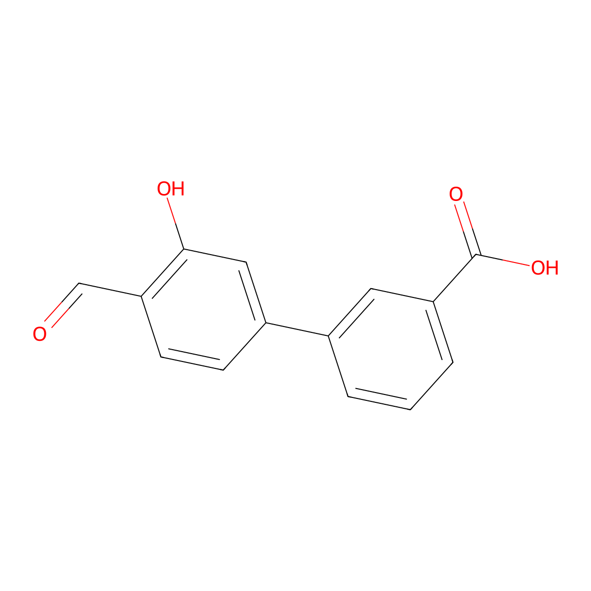 5-(3-Carboxyphenyl)-2-formylphenol molecular structure, CAS 1261995-01-0