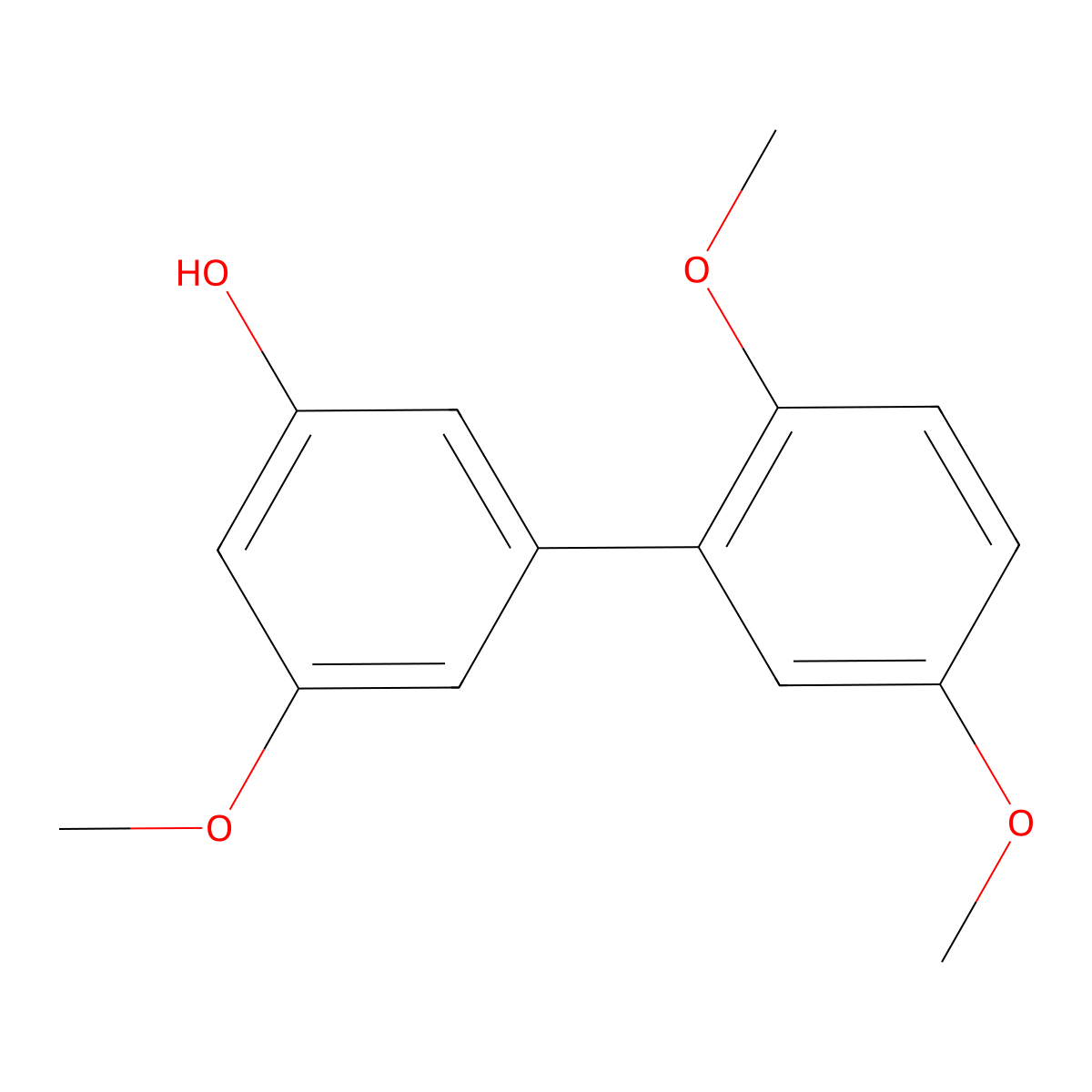 2',5,5'-Trimethoxy[1,1'-biphenyl]-3-ol molecular structure, CAS 1261997-81-2
