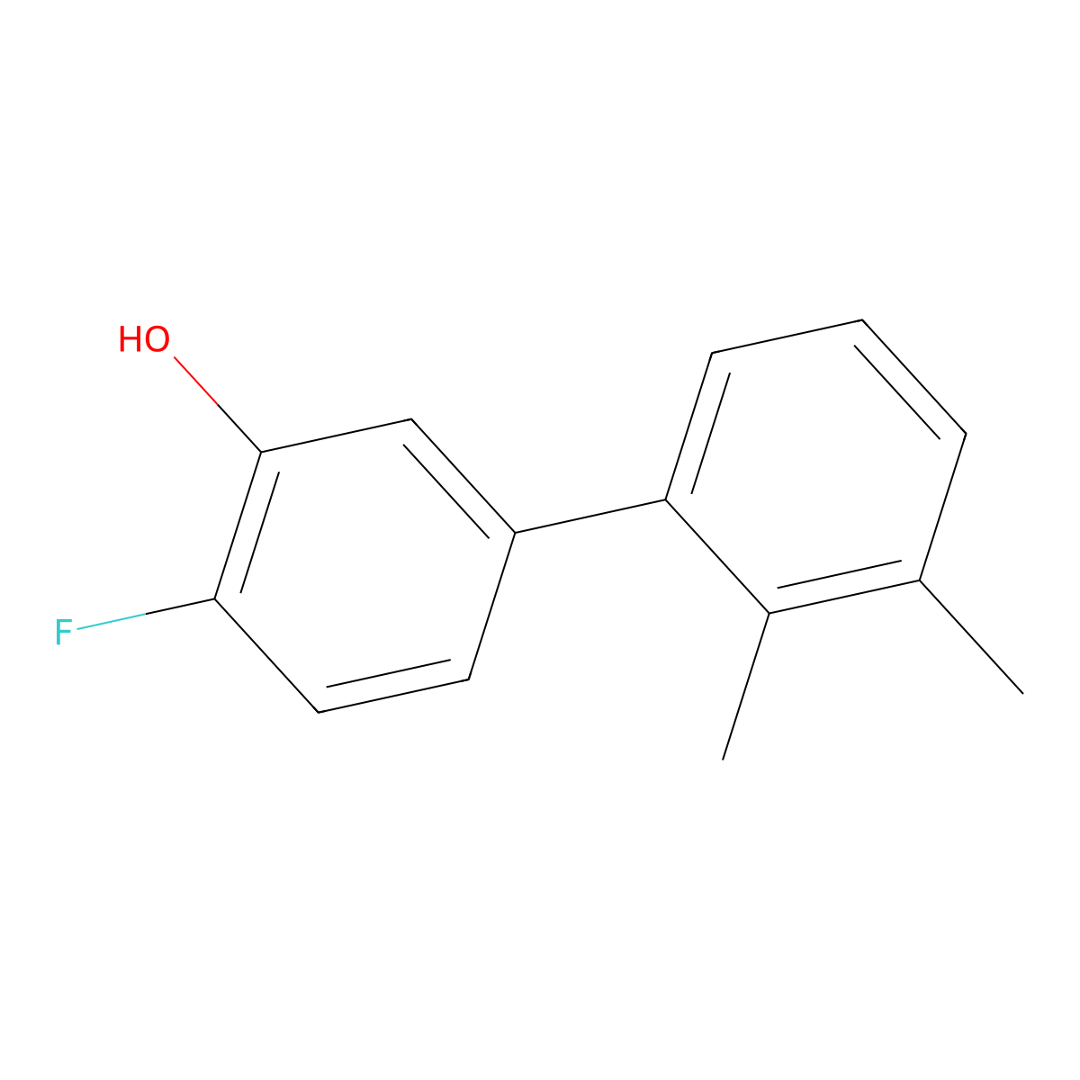 5-(2,3-Dimethylphenyl)-2-fluorophenol molecular structure, CAS 1262000-83-8