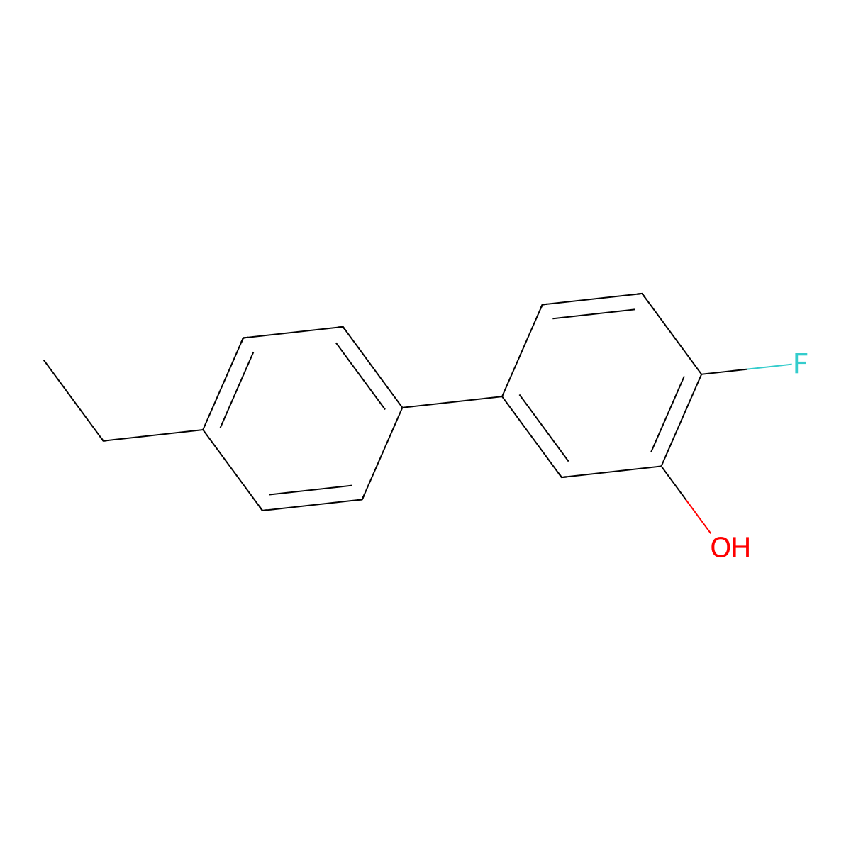 5-(4-Ethylphenyl)-2-fluorophenol molecular structure, CAS 1262001-09-1
