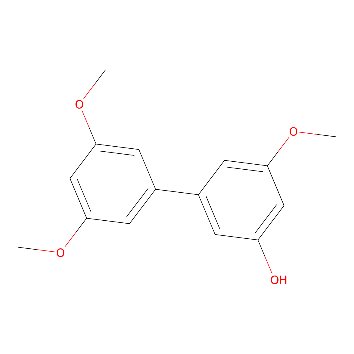 3',5,5'-Trimethoxy[1,1'-biphenyl]-3-ol molecular structure, CAS 1262001-35-3