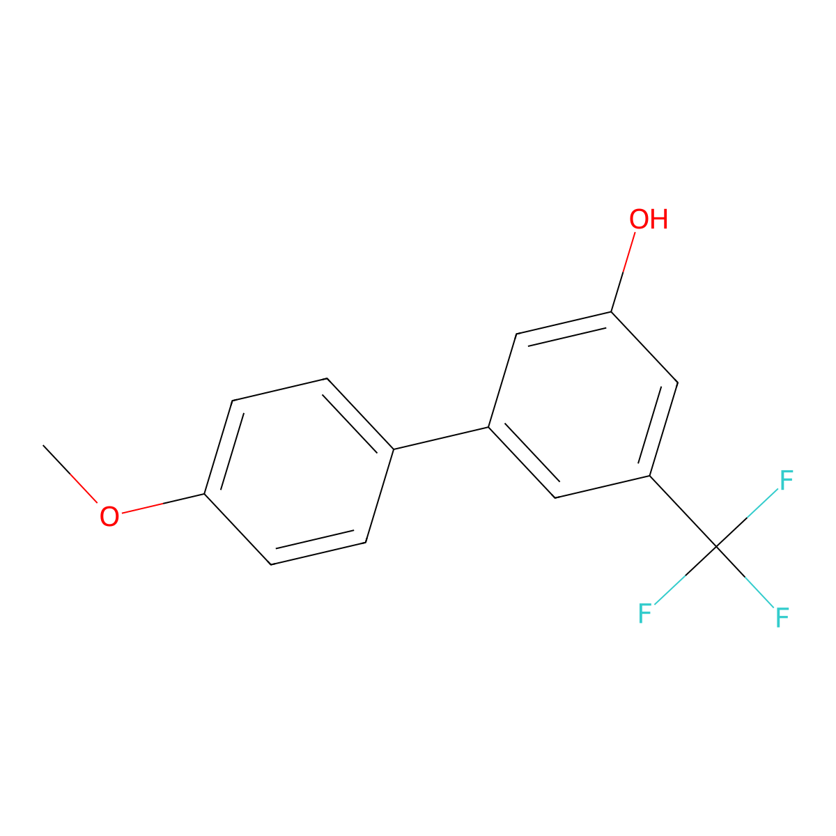 5-(4-Methoxyphenyl)-3-trifluoromethylphenol molecular structure, CAS 1262003-66-6