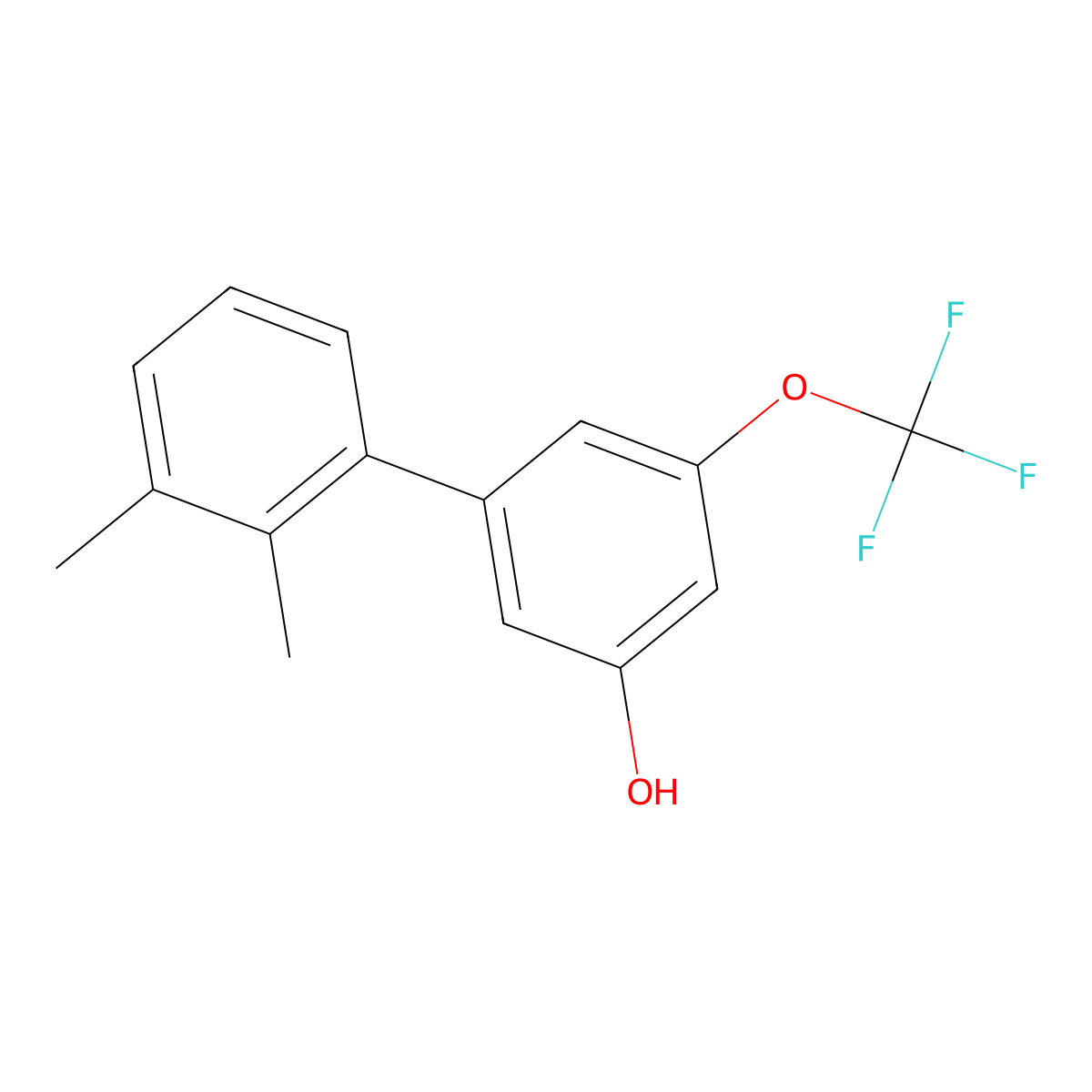 5-(2,3-Dimethylphenyl)-3-trifluoromethoxyphenol molecular structure, CAS 1262004-02-3
