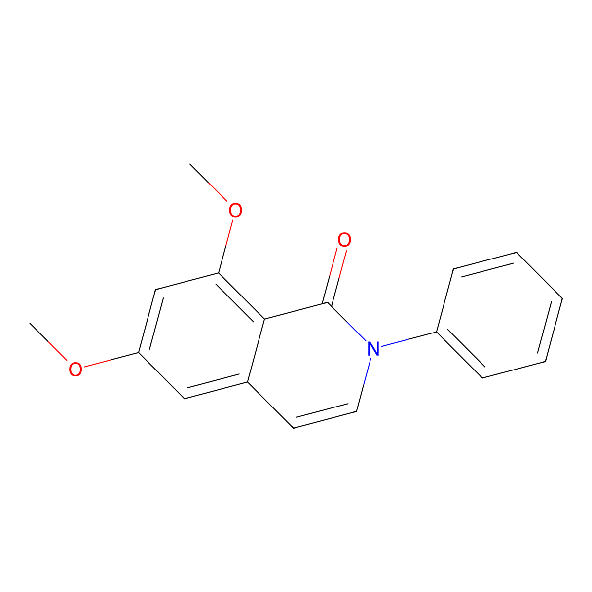 6,8-Dimethoxy-2-phenylisoquinolin-1(2H)-one molecular structure, CAS 1262144-37-5