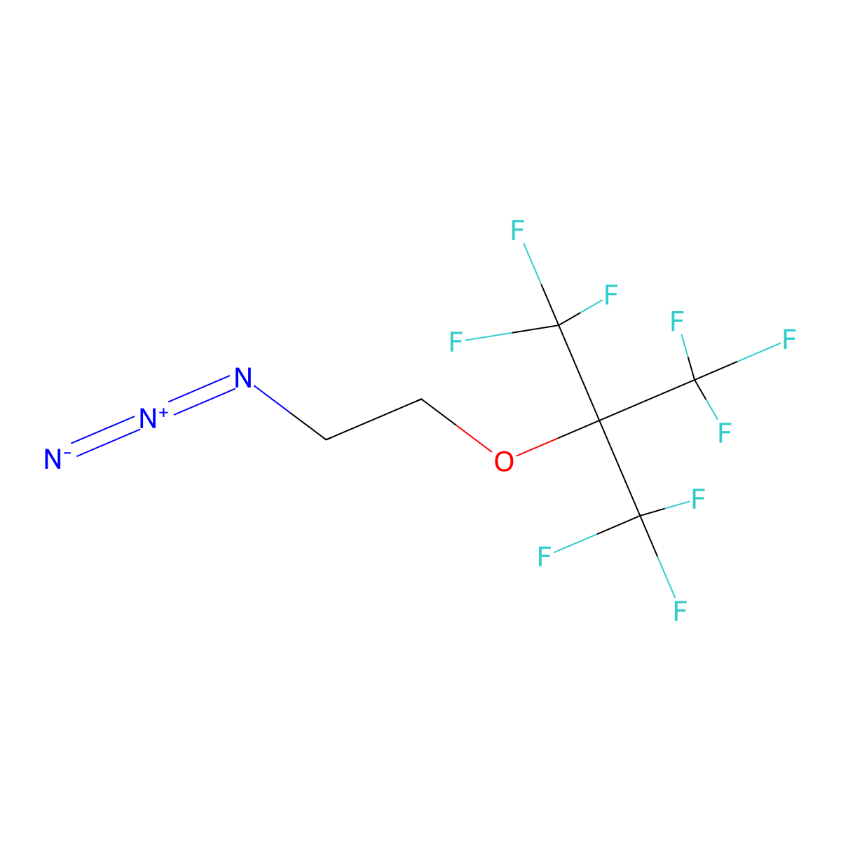 Perfluoro-tert-butoxyethyl azide molecular structure, CAS 1262207-12-4