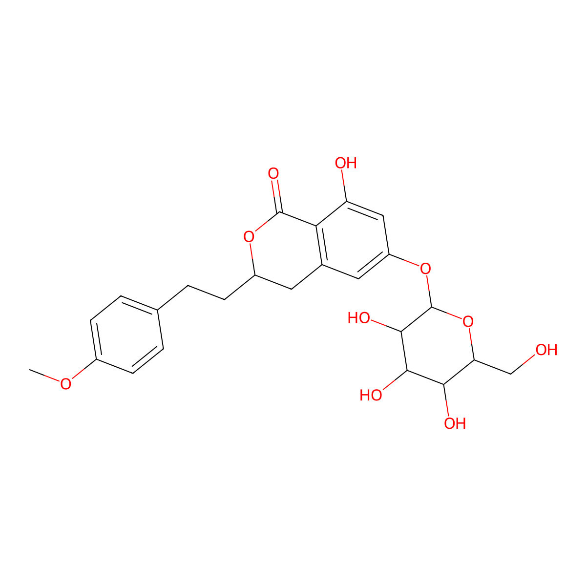 agrimonolide-6-O-glucopyranoside molecular structure, CAS 126223-29-8