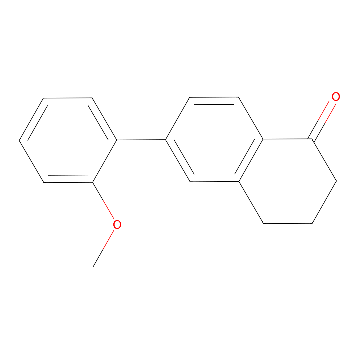 6-(2-Methoxyphenyl)-3,4-dihydronaphthalen-1(2H)-one molecular structure, CAS 1262388-29-3