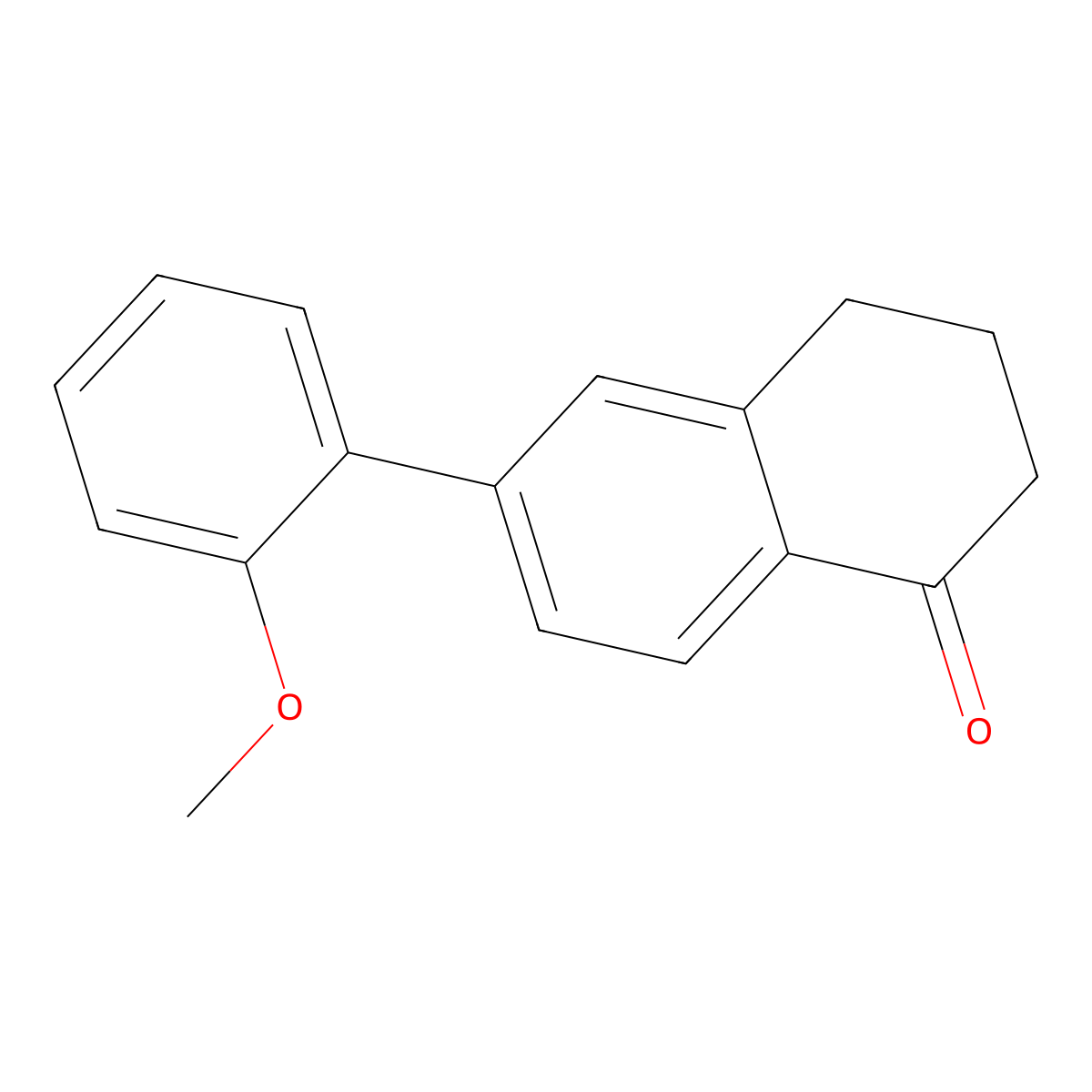 6-(2-Methoxyphenyl)-3,4-dihydronaphthalen-1(2H)-one molecular structure, CAS 1262388-29-3