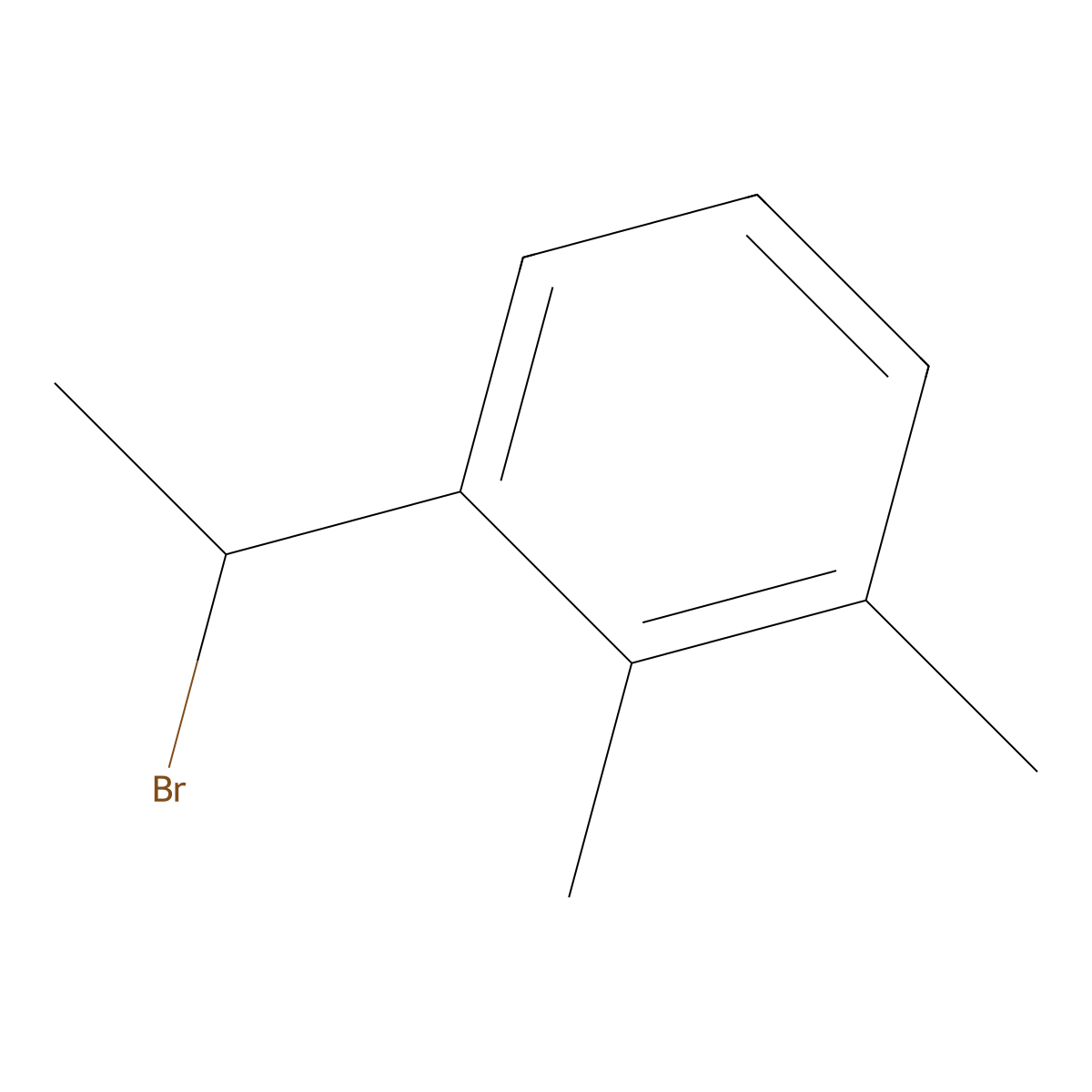 1-(1-Bromoethyl)-2,3-dimethylbenzene molecular structure, CAS 1262416-02-3