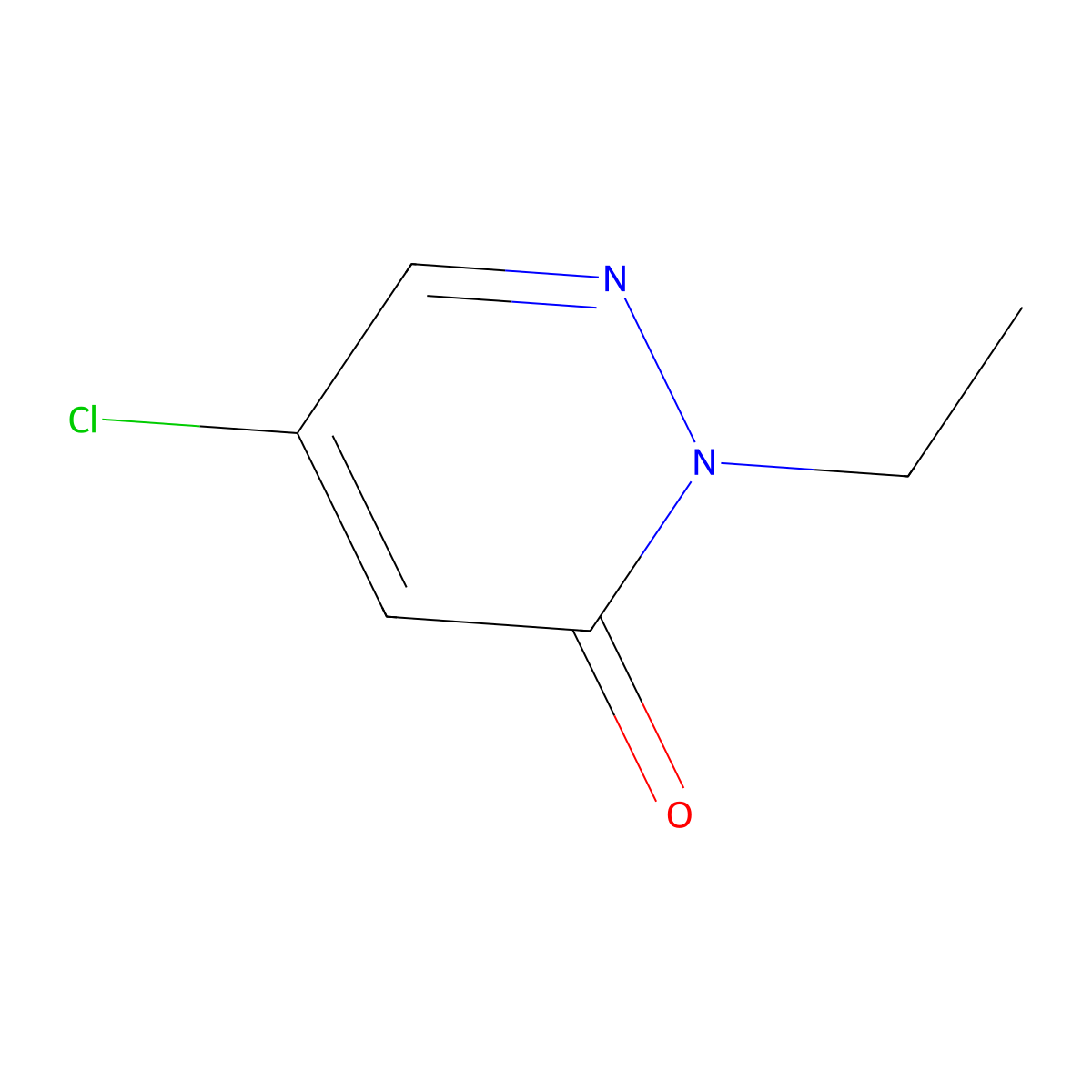 5-chloro-2-ethylpyridazin-3(2H)-one molecular structure, CAS 1262423-57-3
