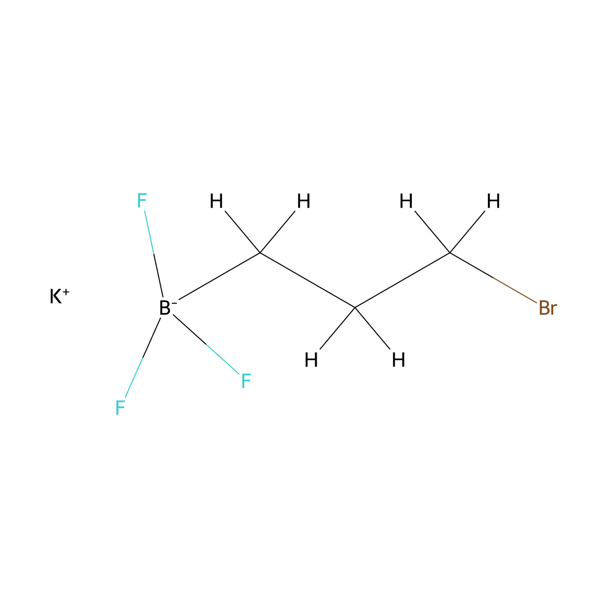 Potassium (3-bromopropyl)trifluoroboranuide molecular structure, CAS 1262538-15-7