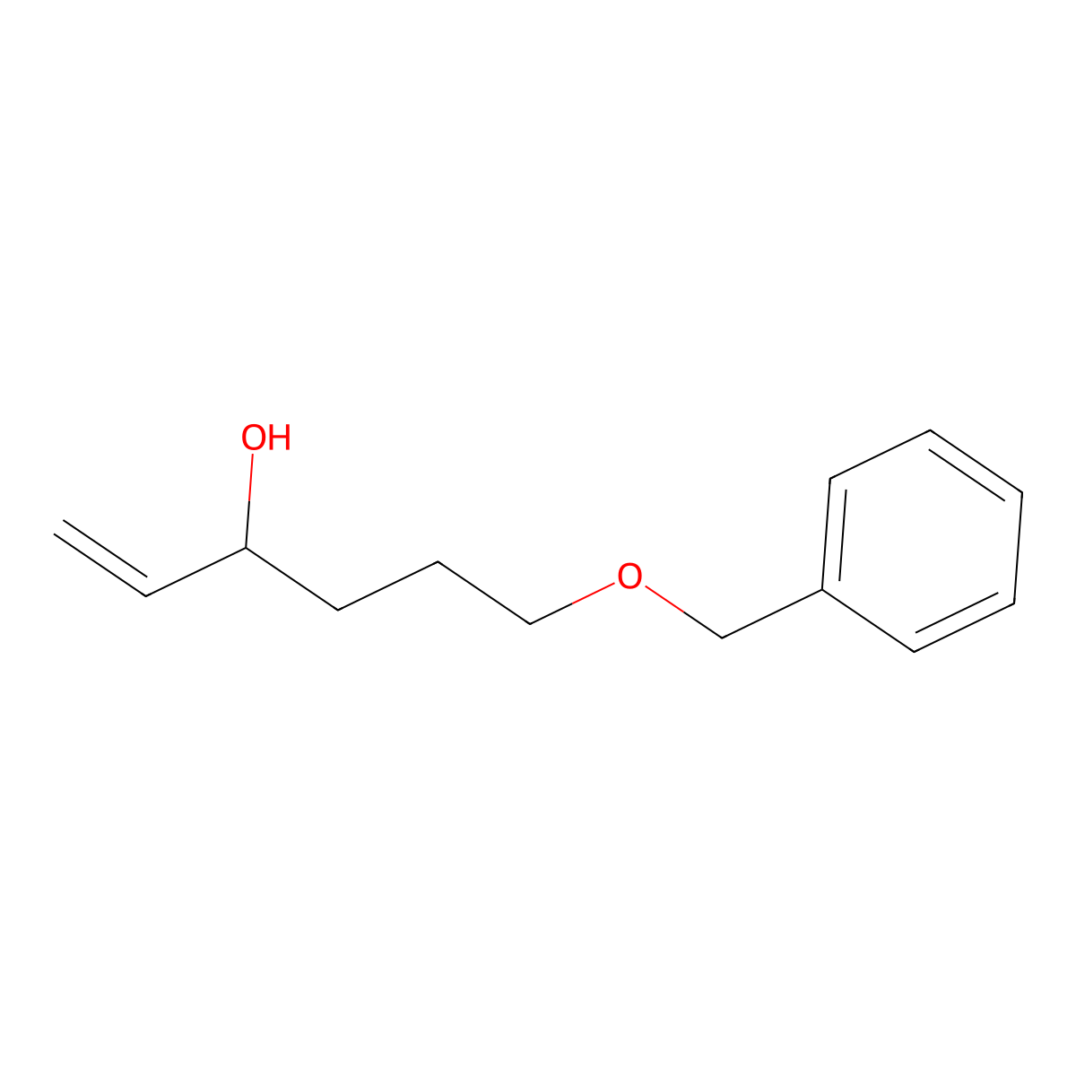 6-(Benzyloxy)hex-1-en-3-ol molecular structure, CAS 126260-80-8