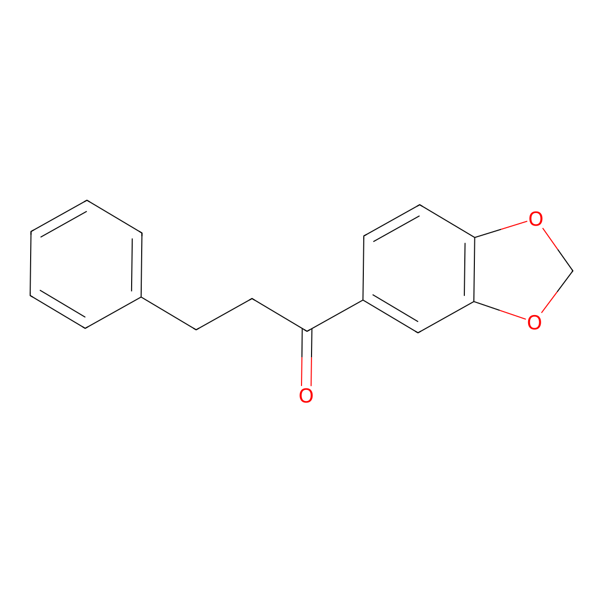2-Propanone, 1-(1,3-benzodioxol-5-yl)-3-phenyl- molecular structure, CAS 126266-78-2
