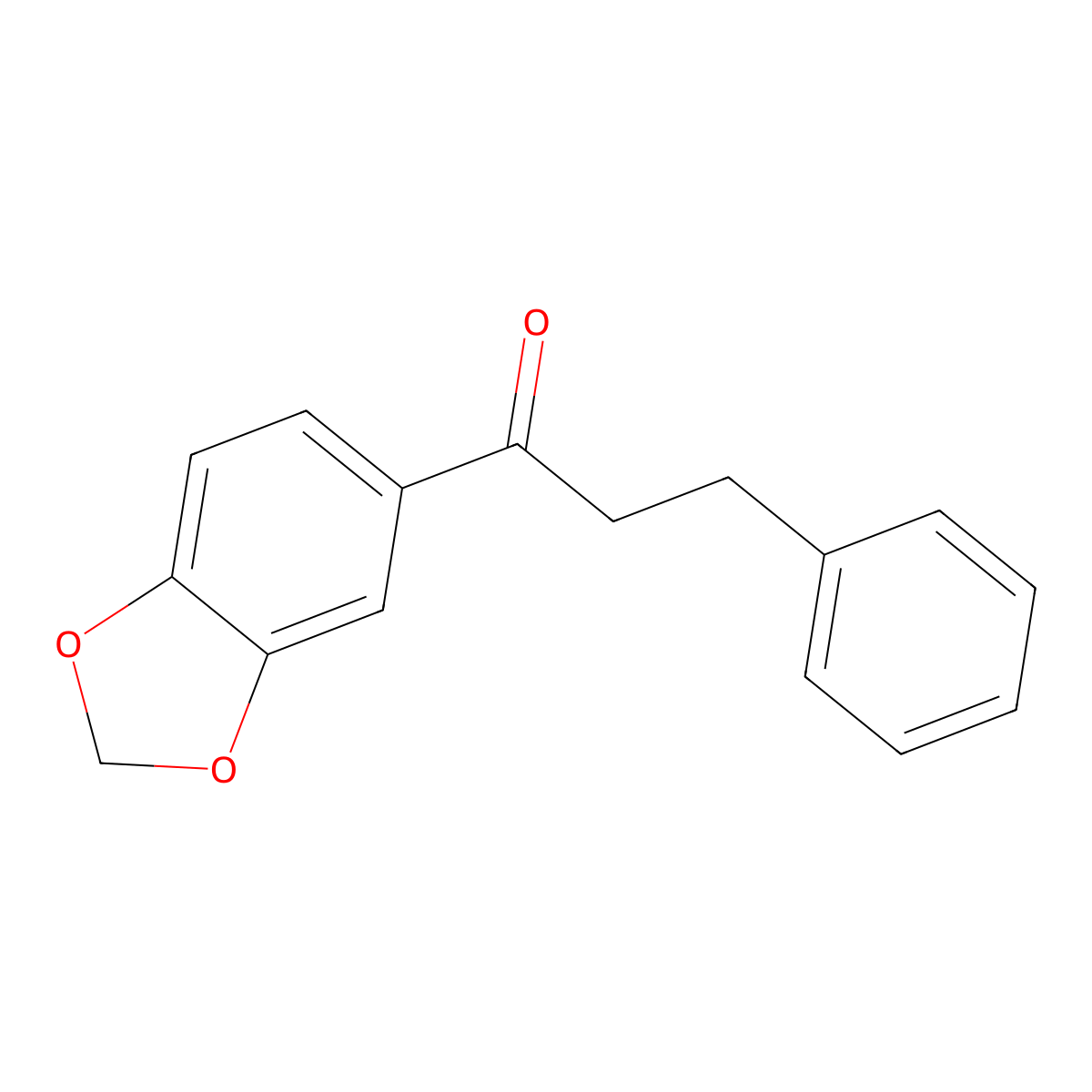 2-Propanone, 1-(1,3-benzodioxol-5-yl)-3-phenyl- molecular structure, CAS 126266-78-2