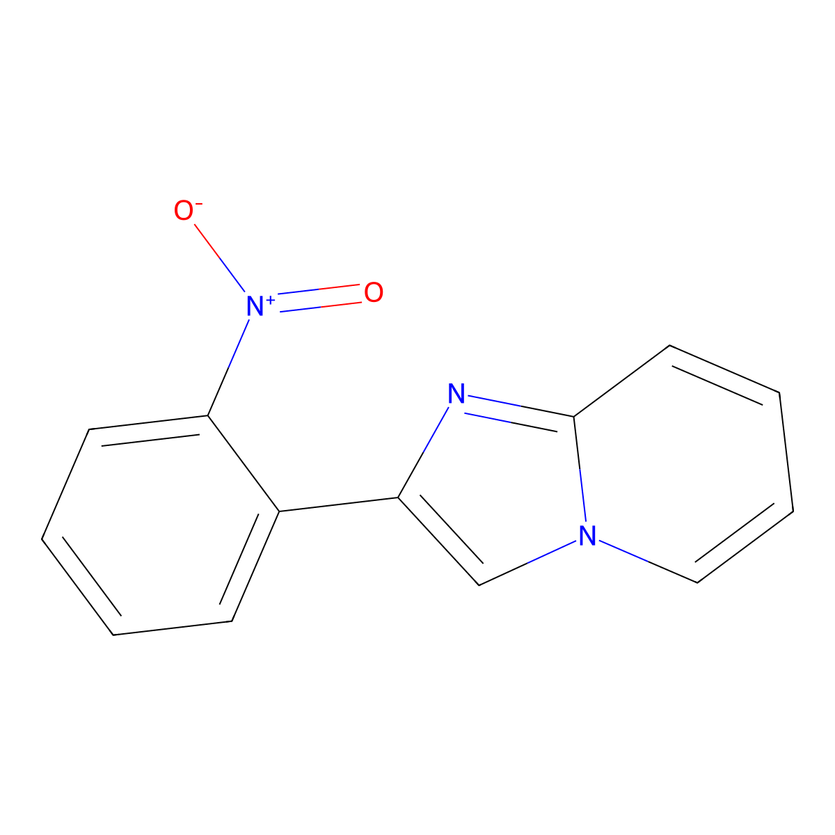 2-(2-Nitrophenyl)imidazo[1,2-a]pyridine molecular structure, CAS 126267-63-8
