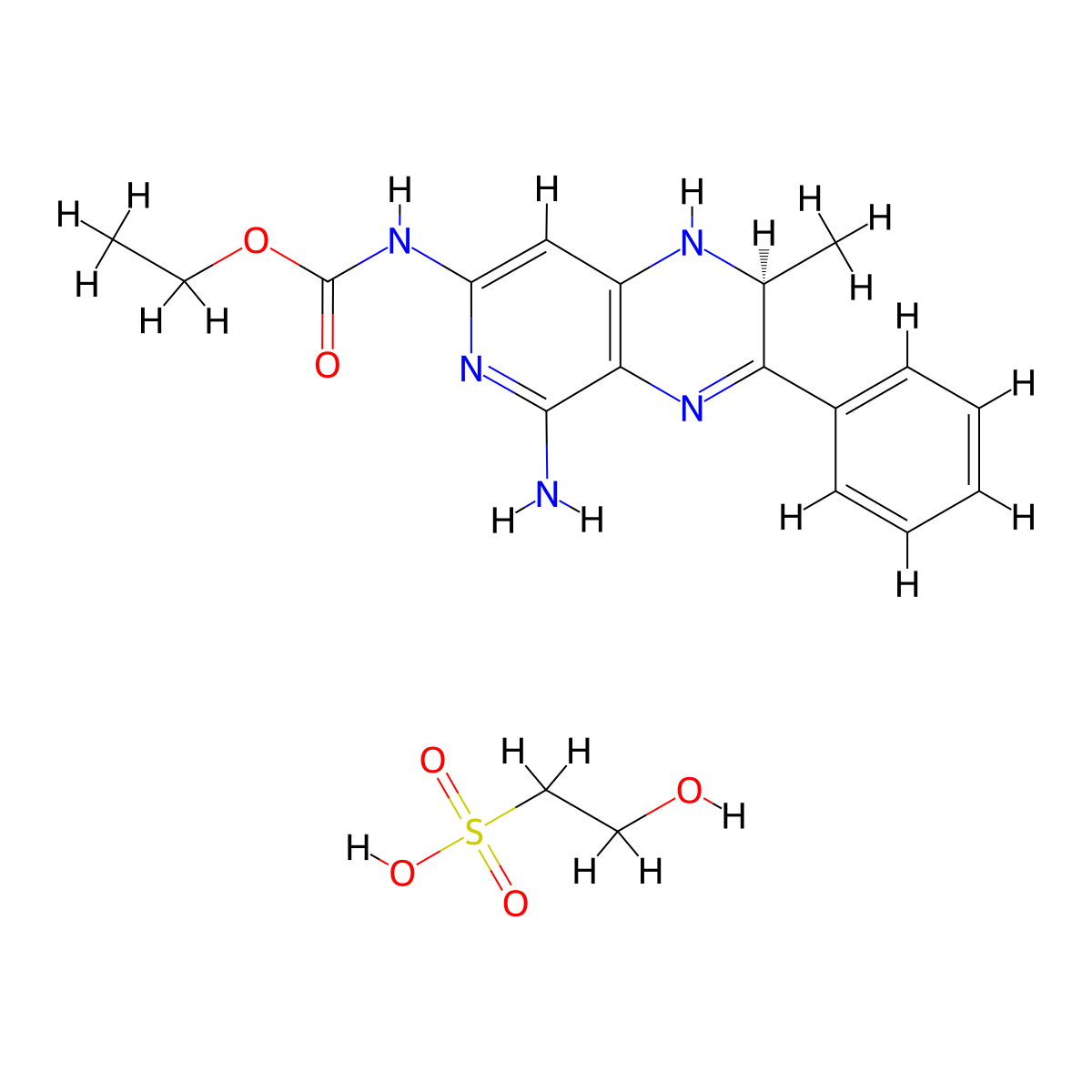 Mivobulin isethionate molecular structure, CAS 126268-81-3