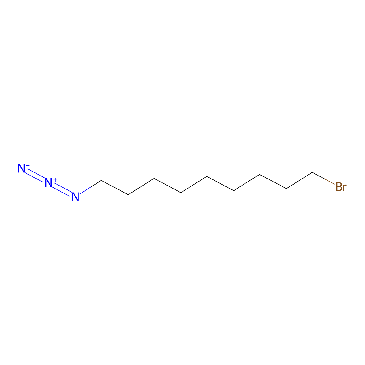 1-Azido-9-bromononane molecular structure, CAS 1262683-54-4