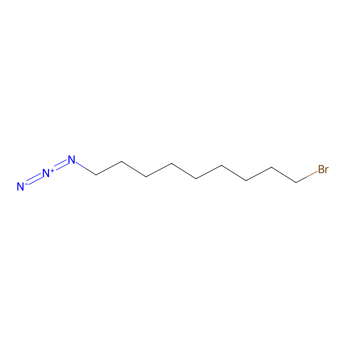 1-Azido-9-bromononane molecular structure, CAS 1262683-54-4